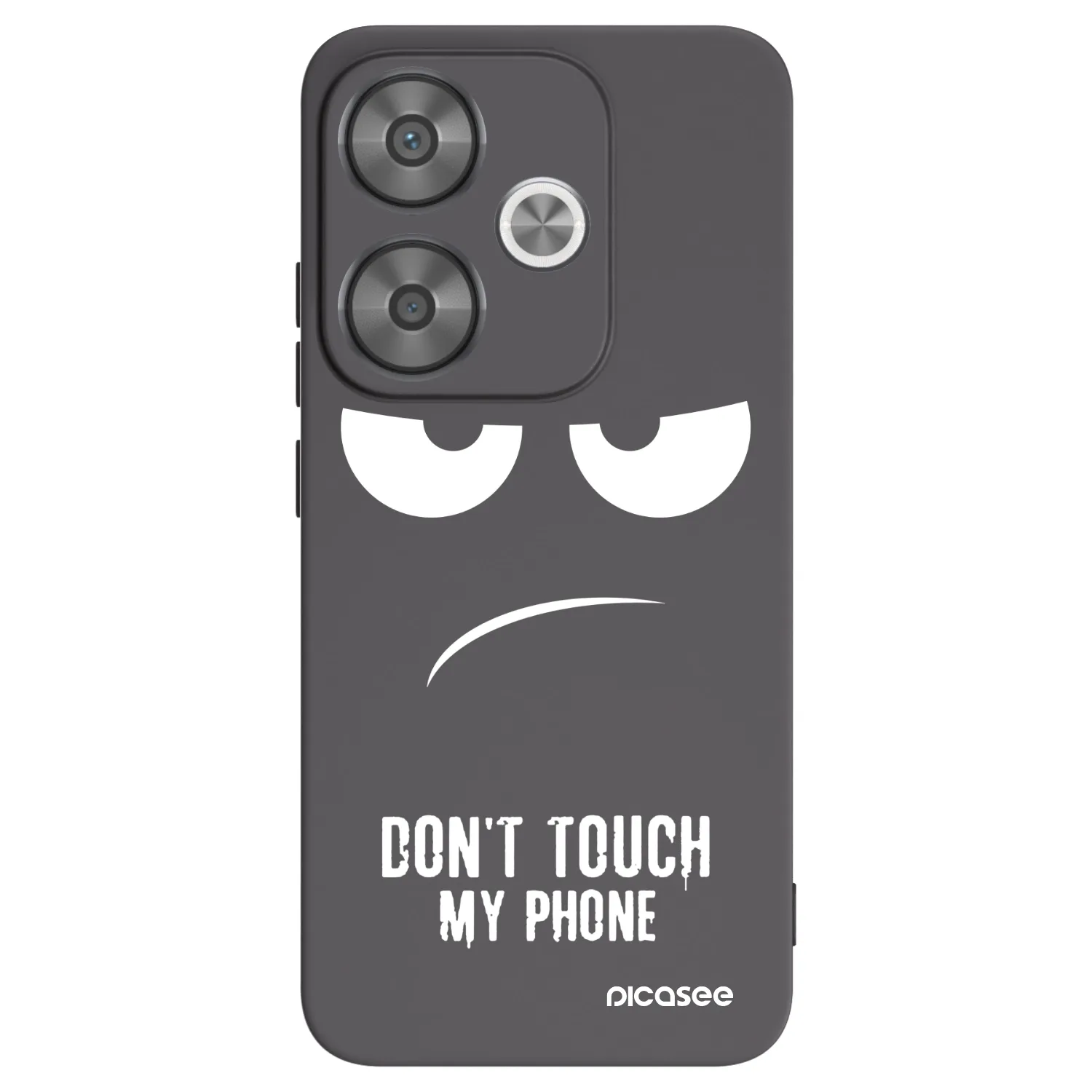 Picasee silikonový černý obal pro Xiaomi Poco F6 - Nešahej mi na telefon