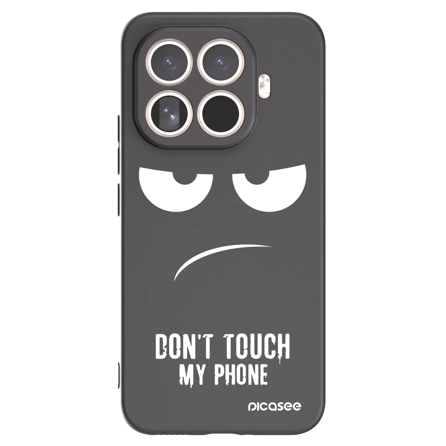Picasee silikonový černý obal pro Xiaomi 15T Pro - Nešahej mi na telefon