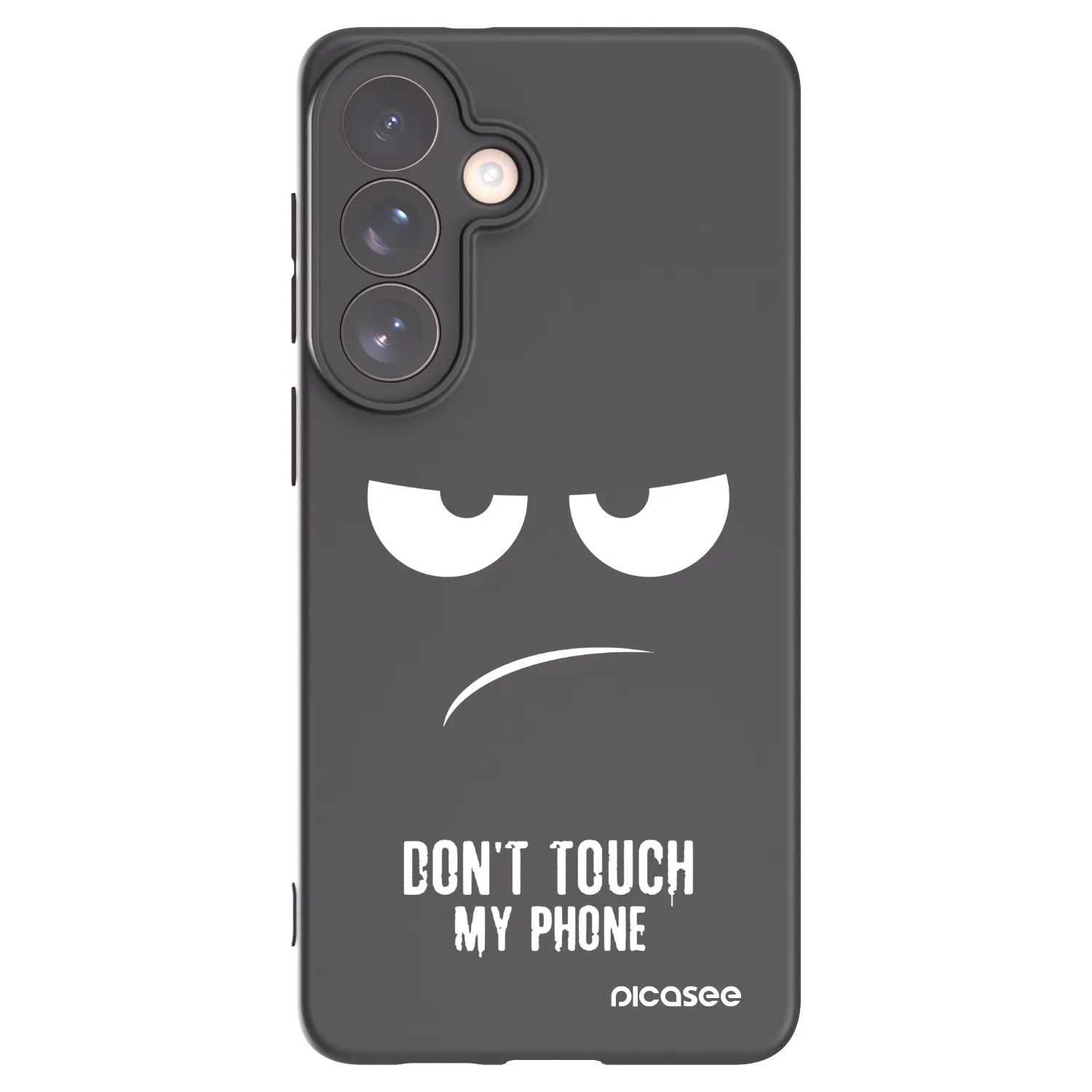 Picasee silikonový černý obal pro Samsung Galaxy S26+ - Nešahej mi na telefon
