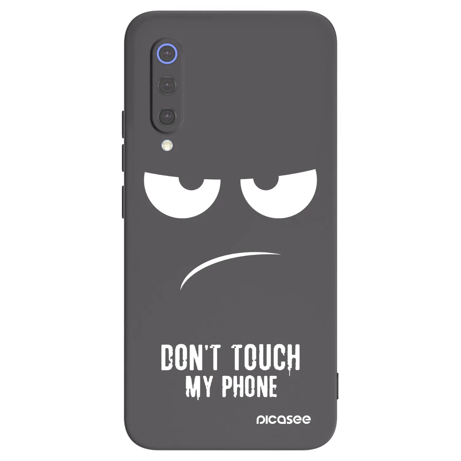Picasee silikonový černý obal pro Xiaomi Mi 9 SE - Nešahej mi na telefon
