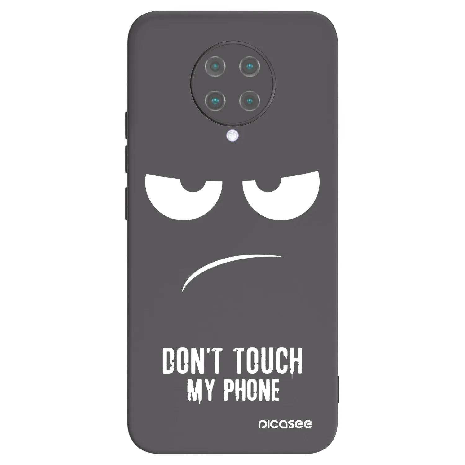 Picasee silikonový černý obal pro Xiaomi Poco F2 Pro - Nešahej mi na telefon
