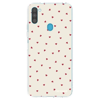 Picasee silikonový průhledný obal pro Samsung Galaxy M11 - Little Love