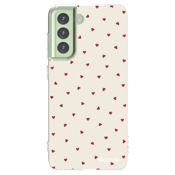 Picasee silikonový průhledný obal pro Samsung Galaxy S21 FE 5G - Little Love