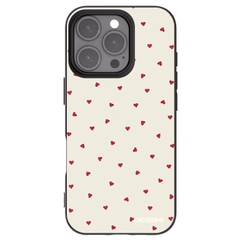 Picasee silikonový černý obal pro Apple iPhone 16 Pro - Little Love