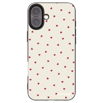 Picasee silikonový černý obal pro Apple iPhone 16 Plus - Little Love