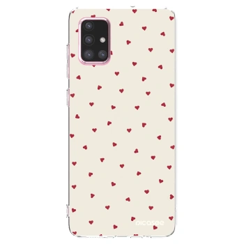 Picasee silikonový průhledný obal pro Samsung Galaxy A71 A715F - Little Love