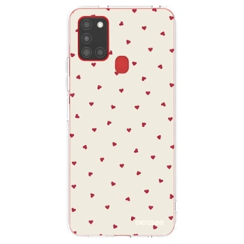 Picasee silikonový průhledný obal pro Samsung Galaxy A21s - Little Love