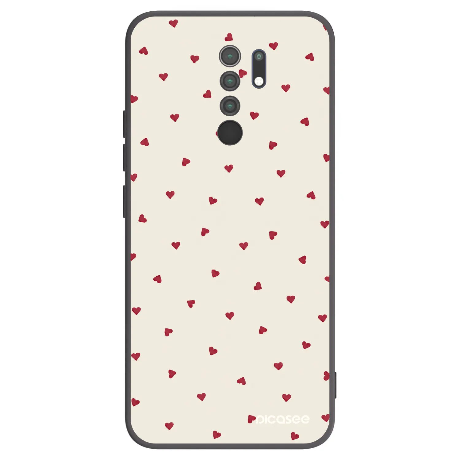 Picasee silikonový černý obal pro Xiaomi Redmi 9 - Little Love