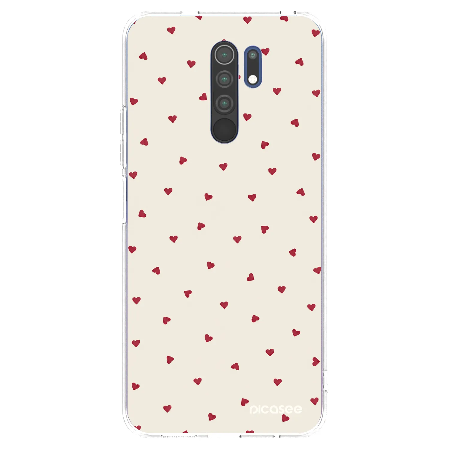 Picasee silikonový průhledný obal pro Xiaomi Redmi 9 - Little Love
