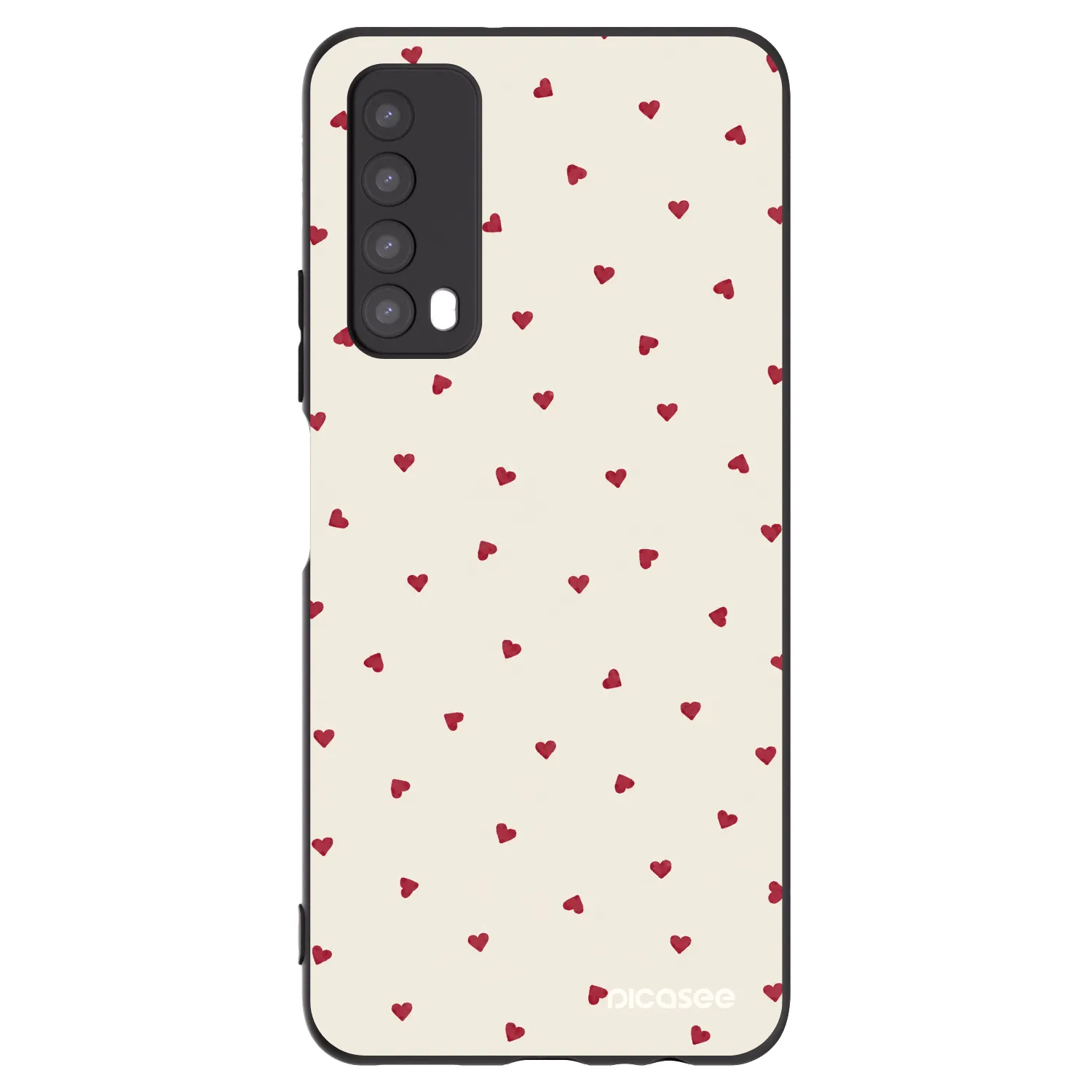 Picasee silikonový černý obal pro Huawei P Smart 2021 - Little Love