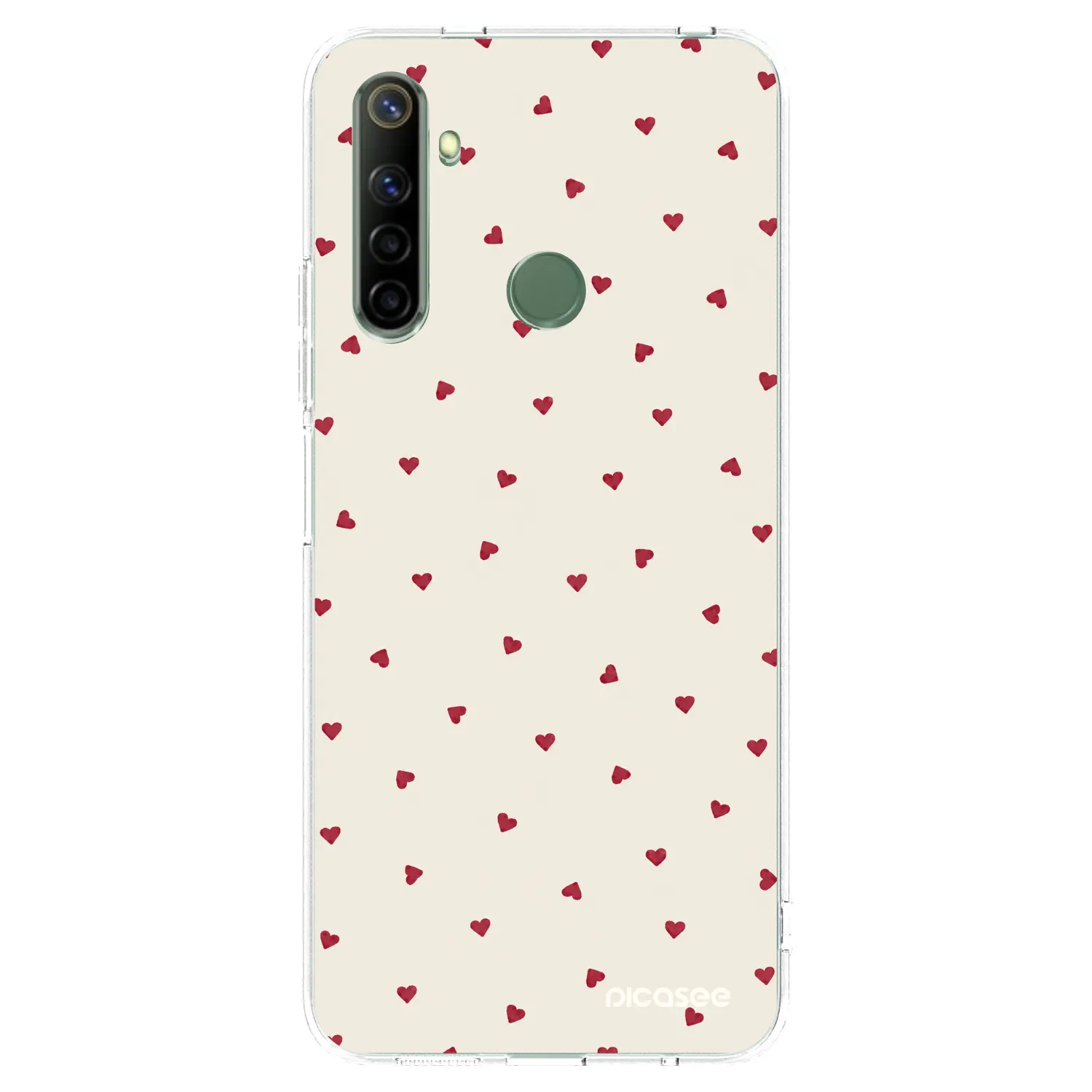 Picasee silikonový průhledný obal pro Realme 6i - Little Love