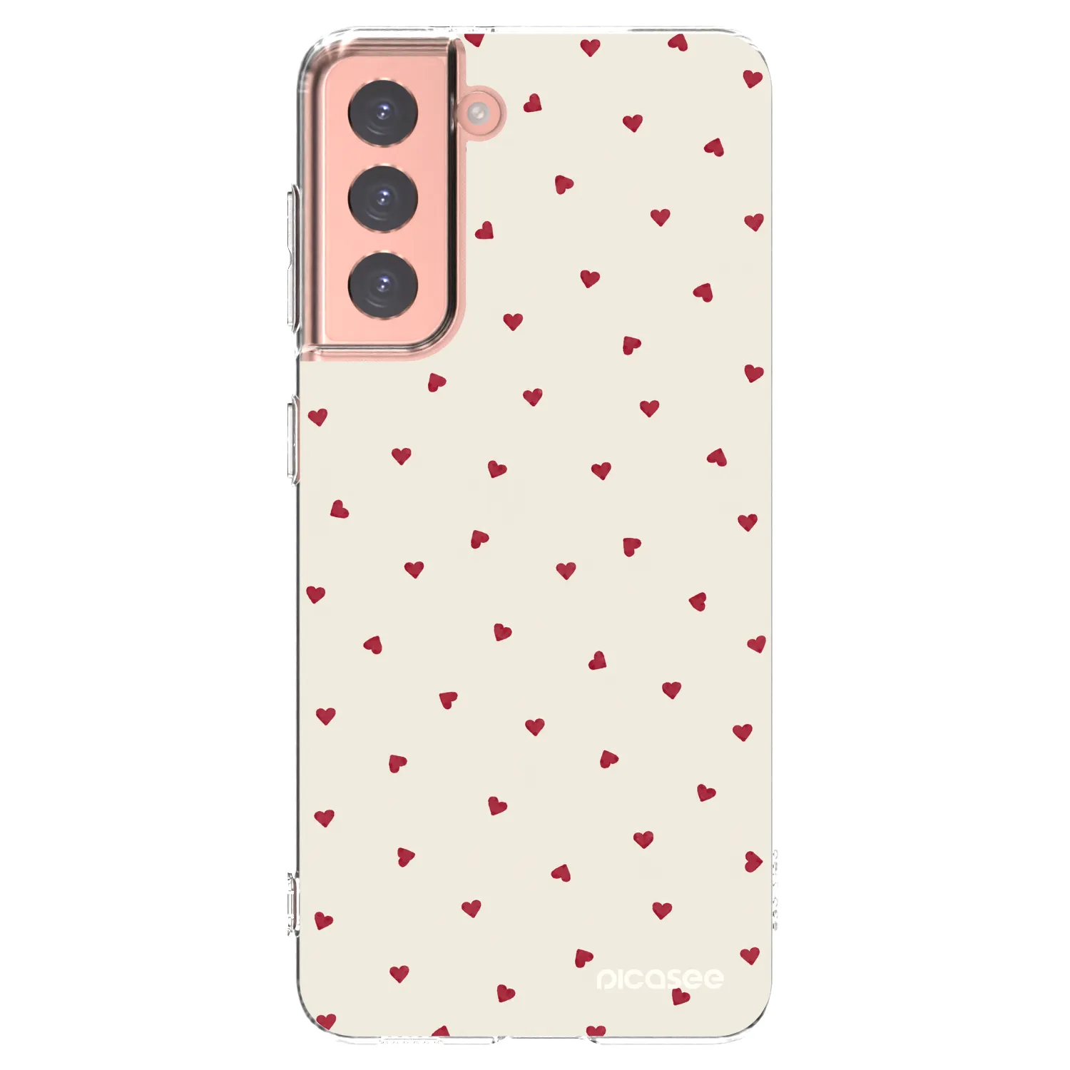 Picasee silikonový průhledný obal pro Samsung Galaxy S21 5G G991B - Little Love