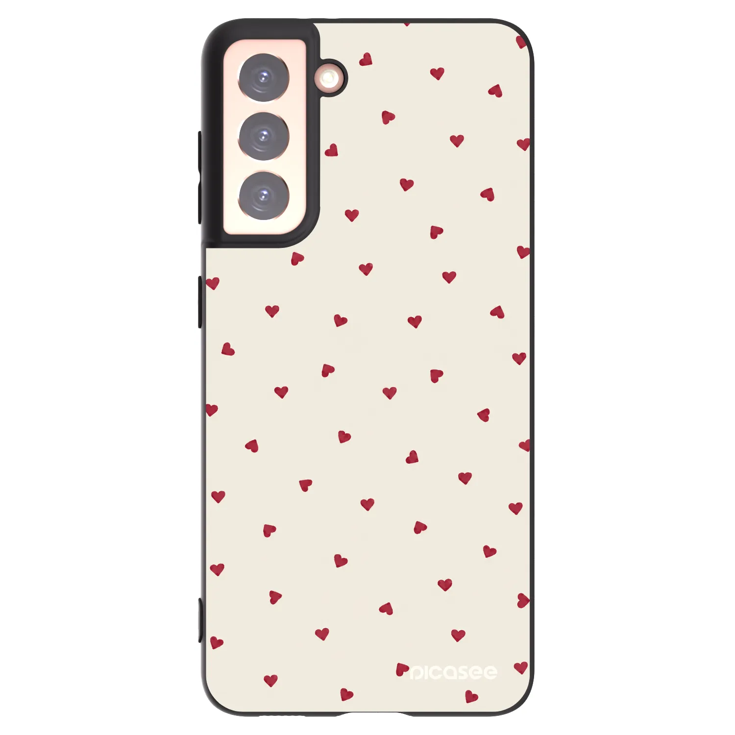 Picasee silikonový černý obal pro Samsung Galaxy S21 5G G991B - Little Love