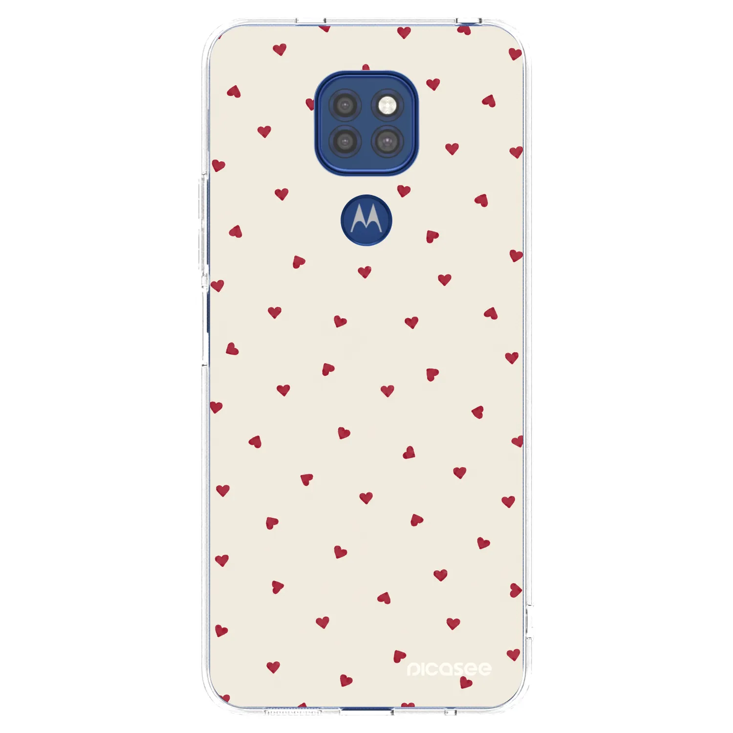 Picasee silikonový průhledný obal pro Motorola Moto G9 Play - Little Love