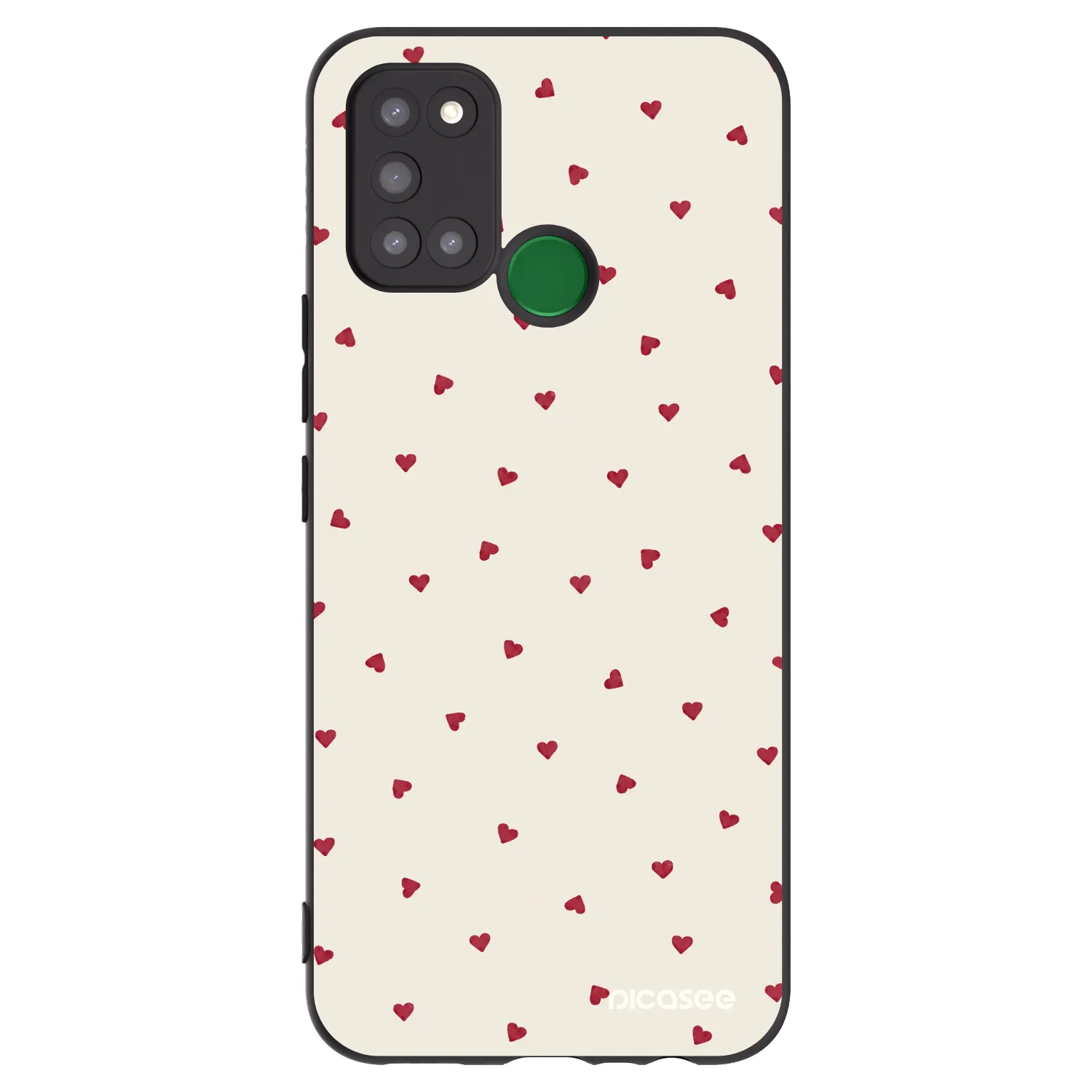 Picasee silikonový černý obal pro Realme 7i - Little Love