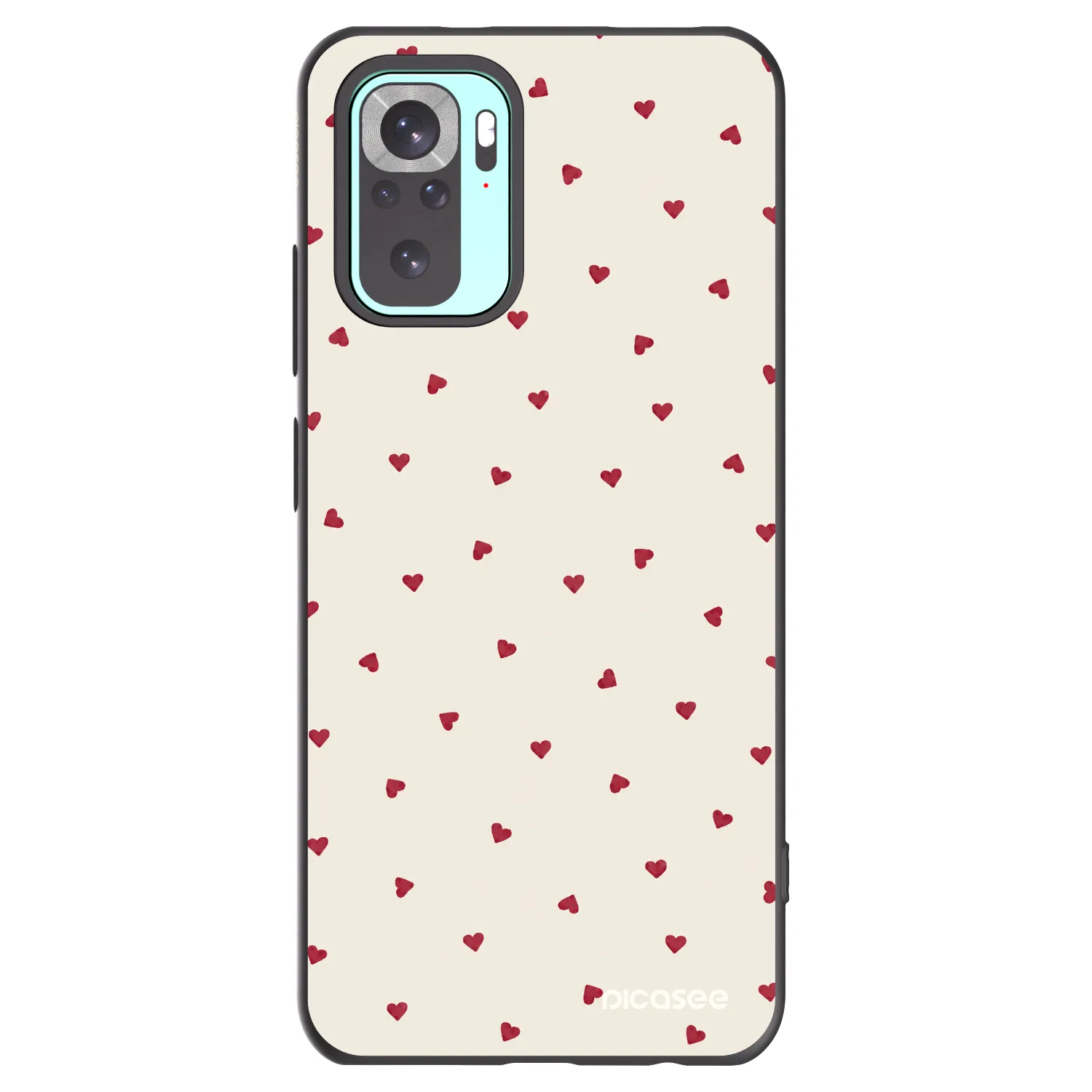 Picasee silikonový černý obal pro Xiaomi Redmi Note 10 Pro - Little Love