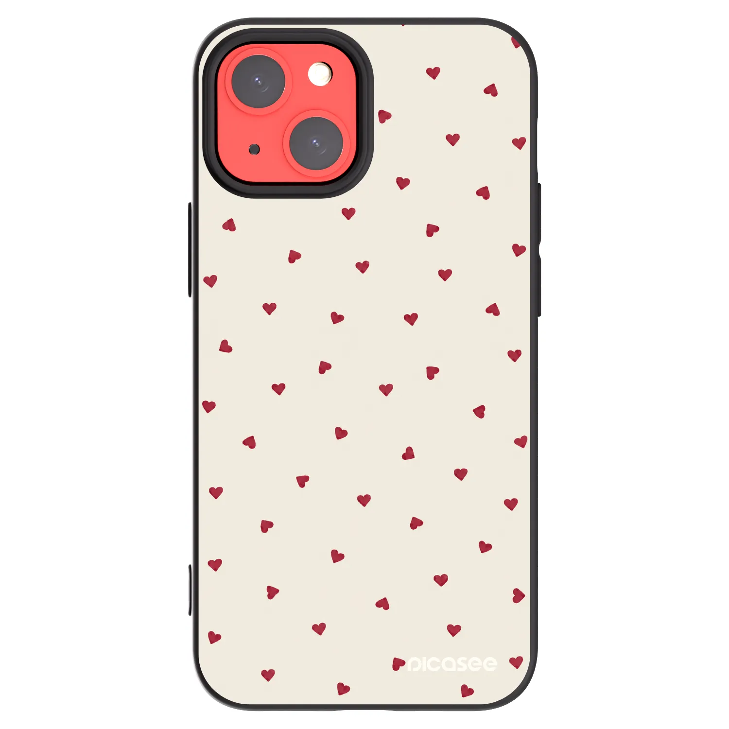 Picasee silikonový černý obal pro Apple iPhone 13 mini - Little Love