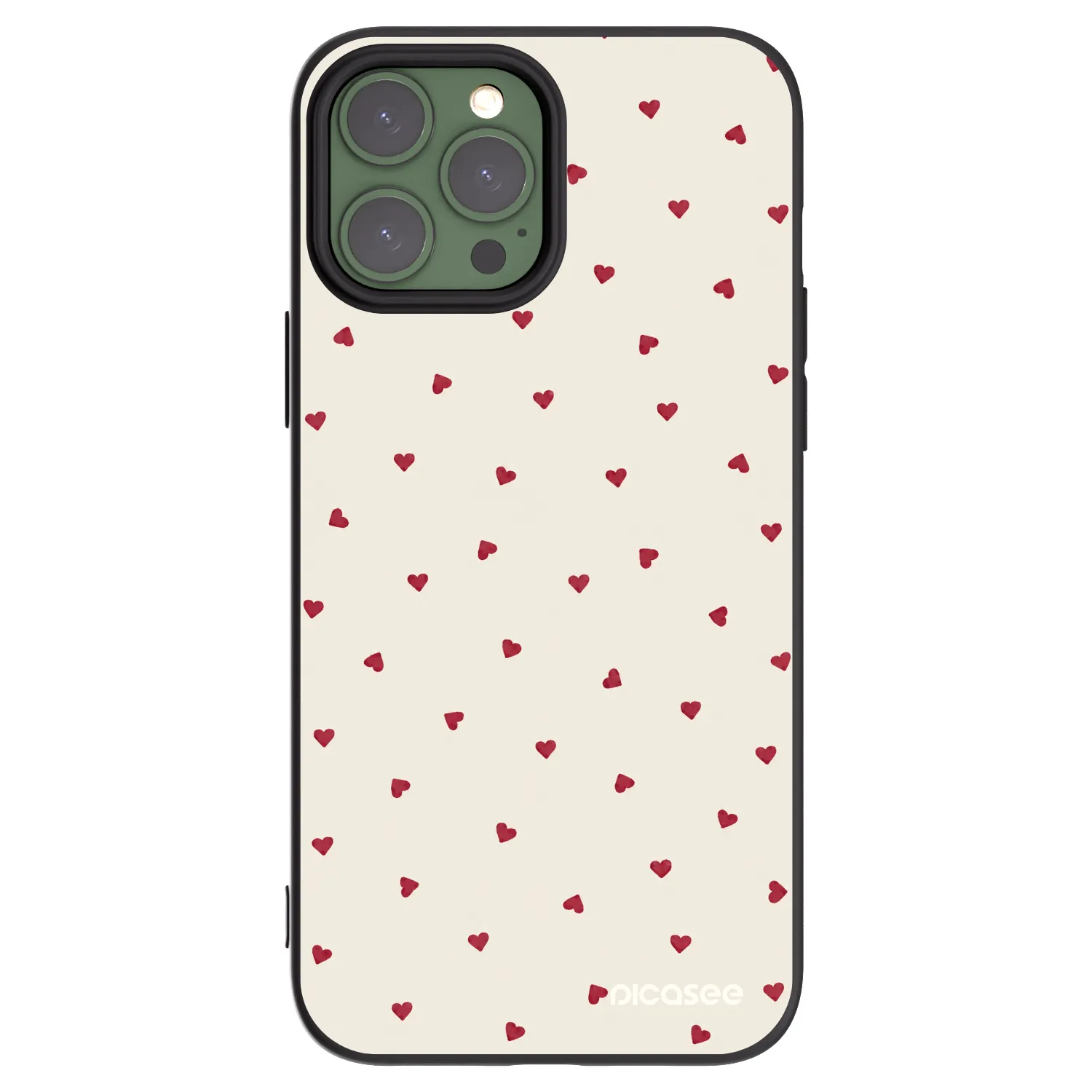 Picasee silikonový černý obal pro Apple iPhone 13 Pro Max - Little Love