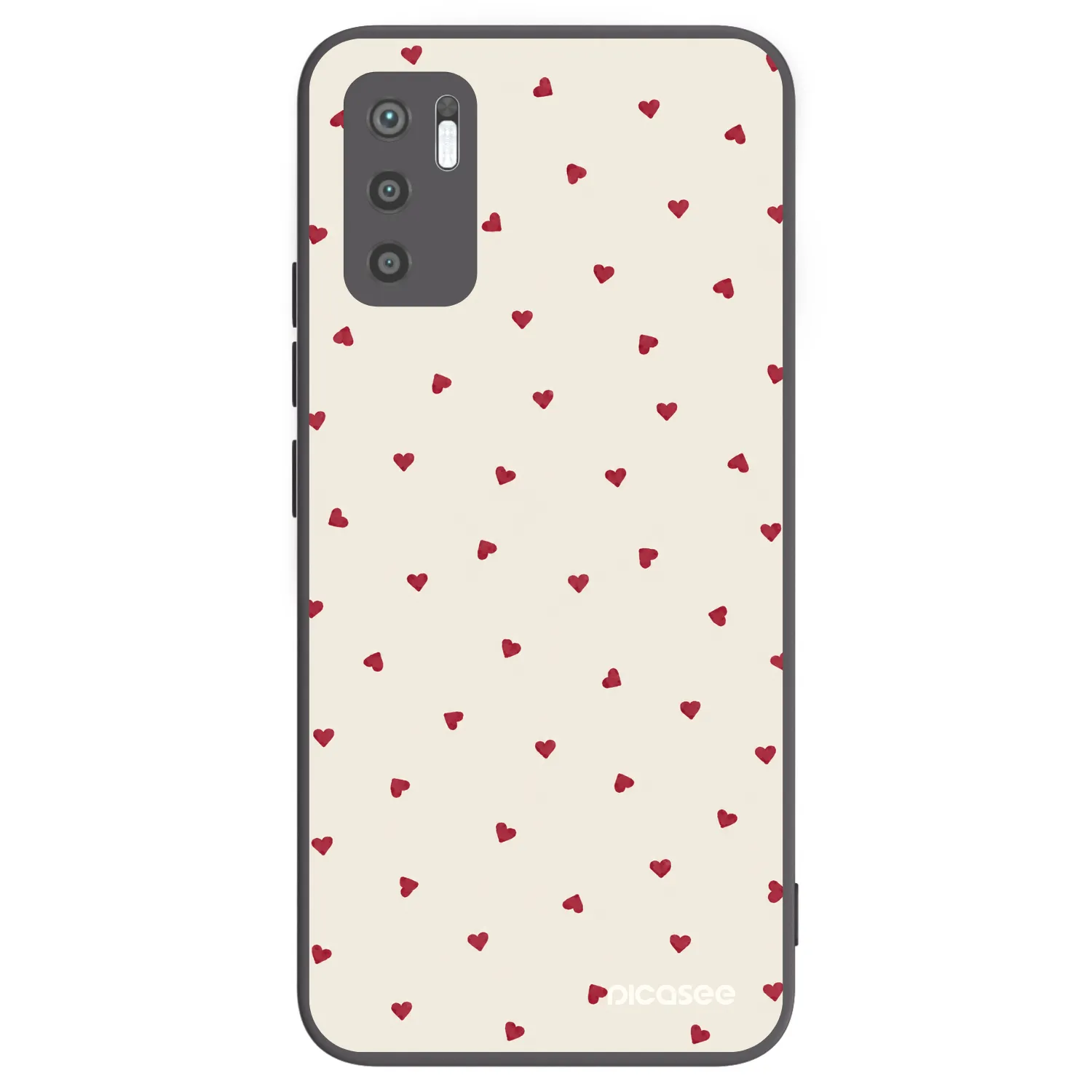 Picasee silikonový černý obal pro Xiaomi Redmi Note 10 5G - Little Love