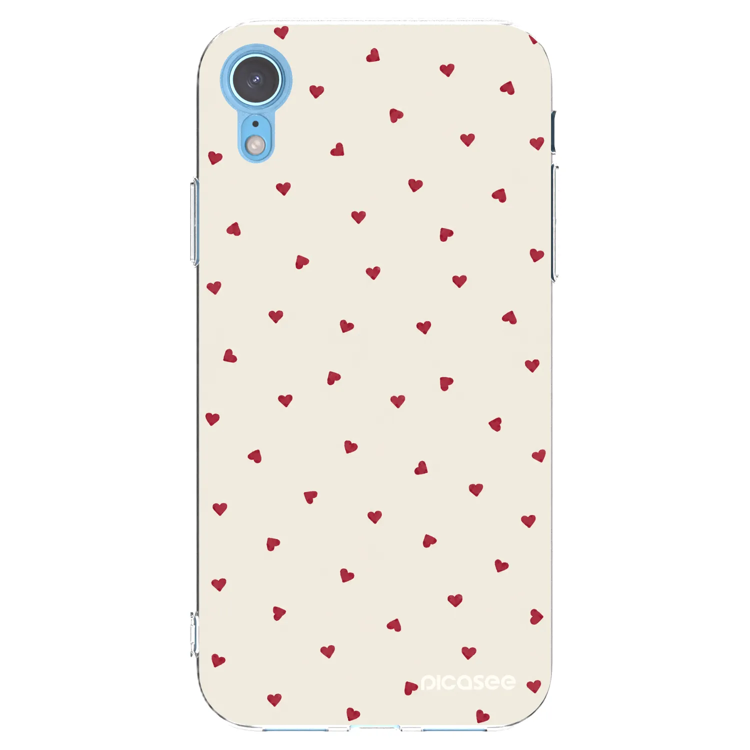 Picasee silikonový průhledný obal pro Apple iPhone XR - Little Love