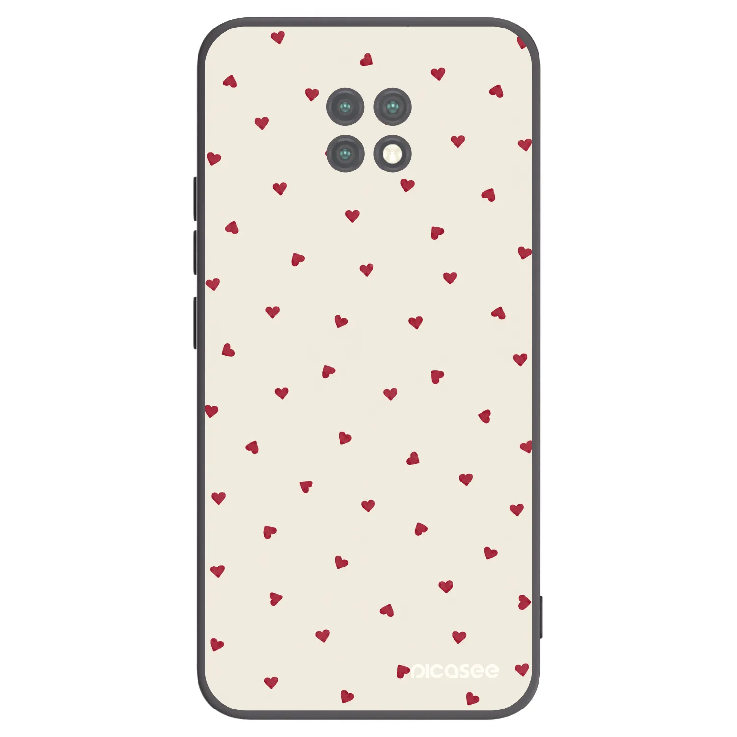Picasee silikonový černý obal pro Xiaomi Redmi Note 9T - Little Love