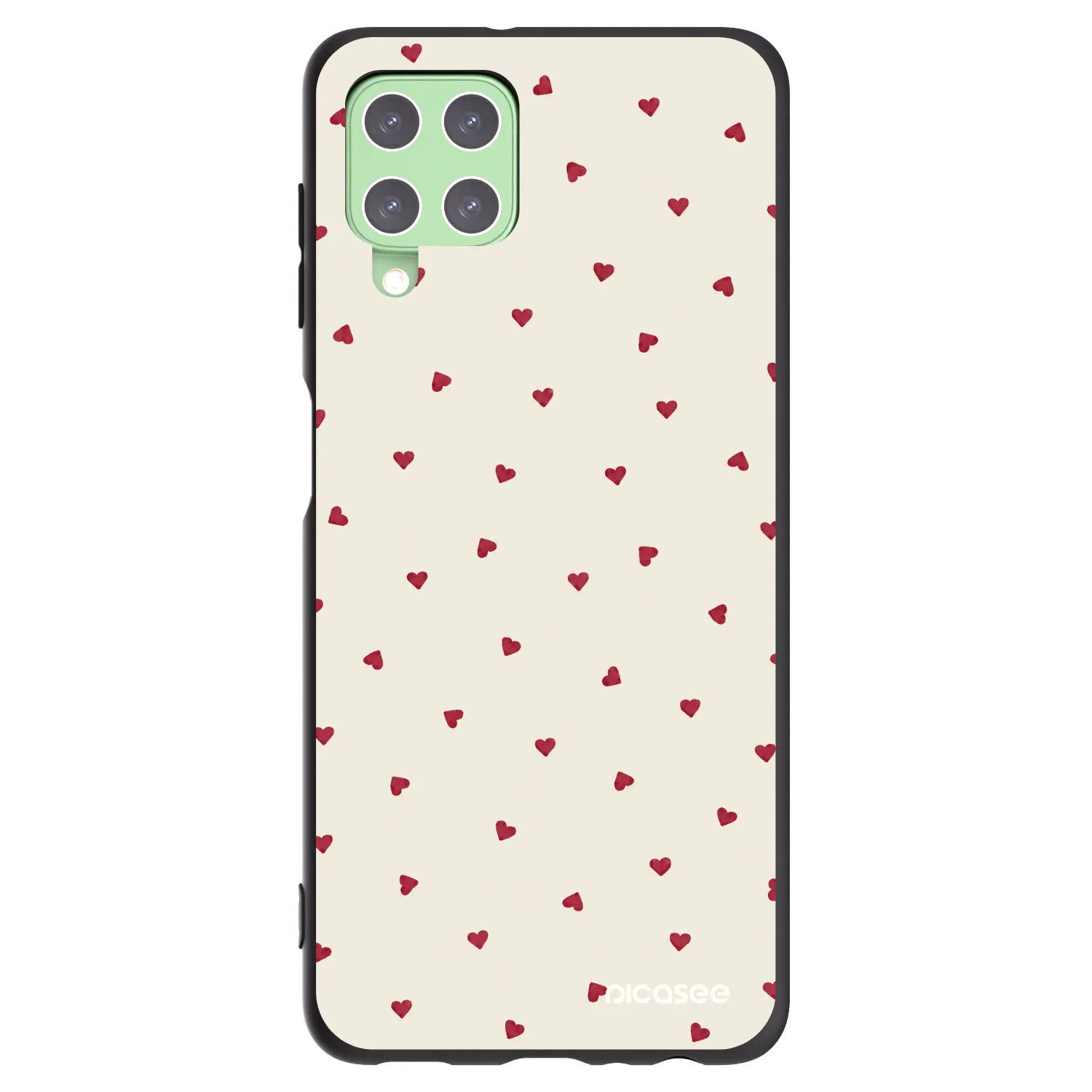 Picasee silikonový černý obal pro Samsung Galaxy A22 A225F 4G - Little Love