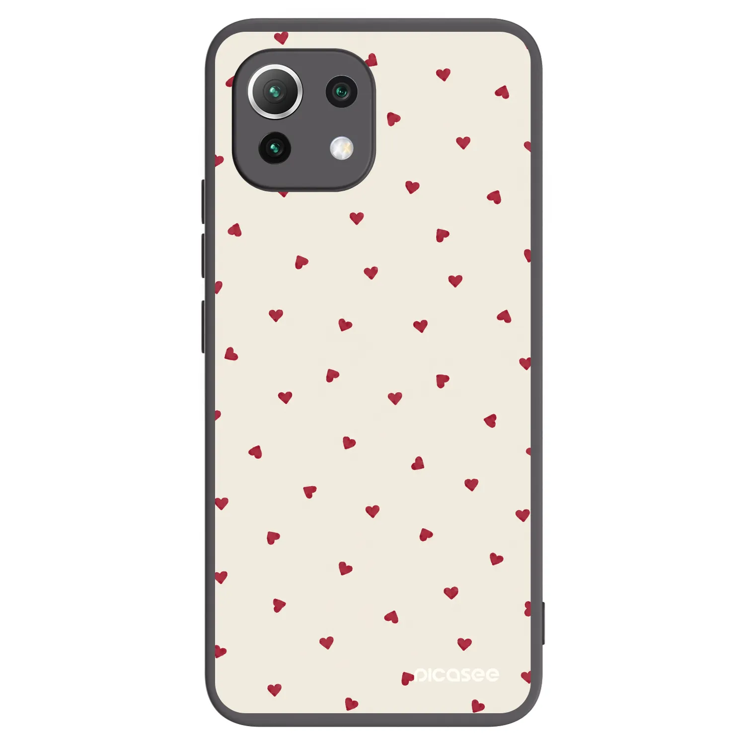 Picasee silikonový černý obal pro Xiaomi 11 Lite 5G NE - Little Love