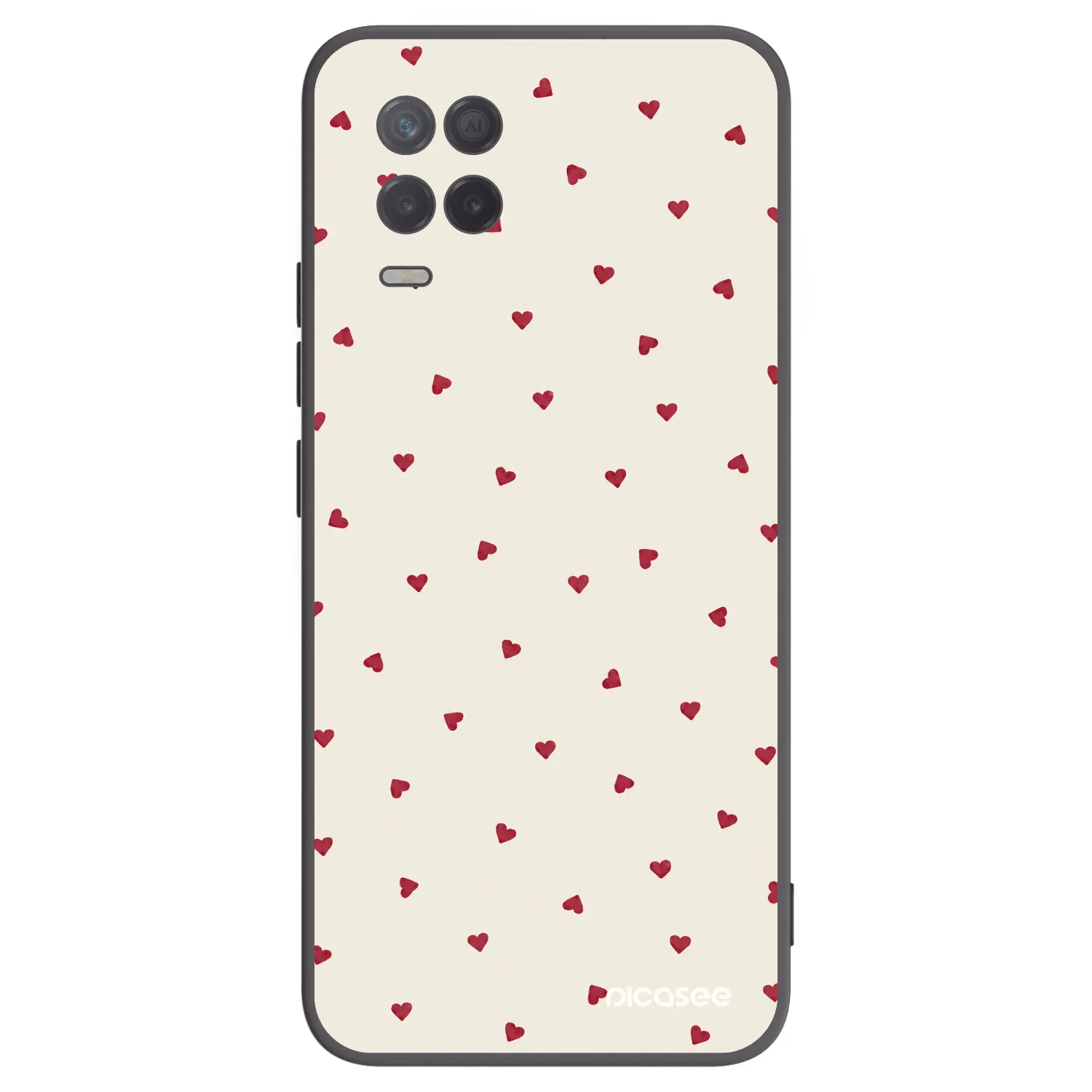 Picasee silikonový černý obal pro Realme 8 5G - Little Love