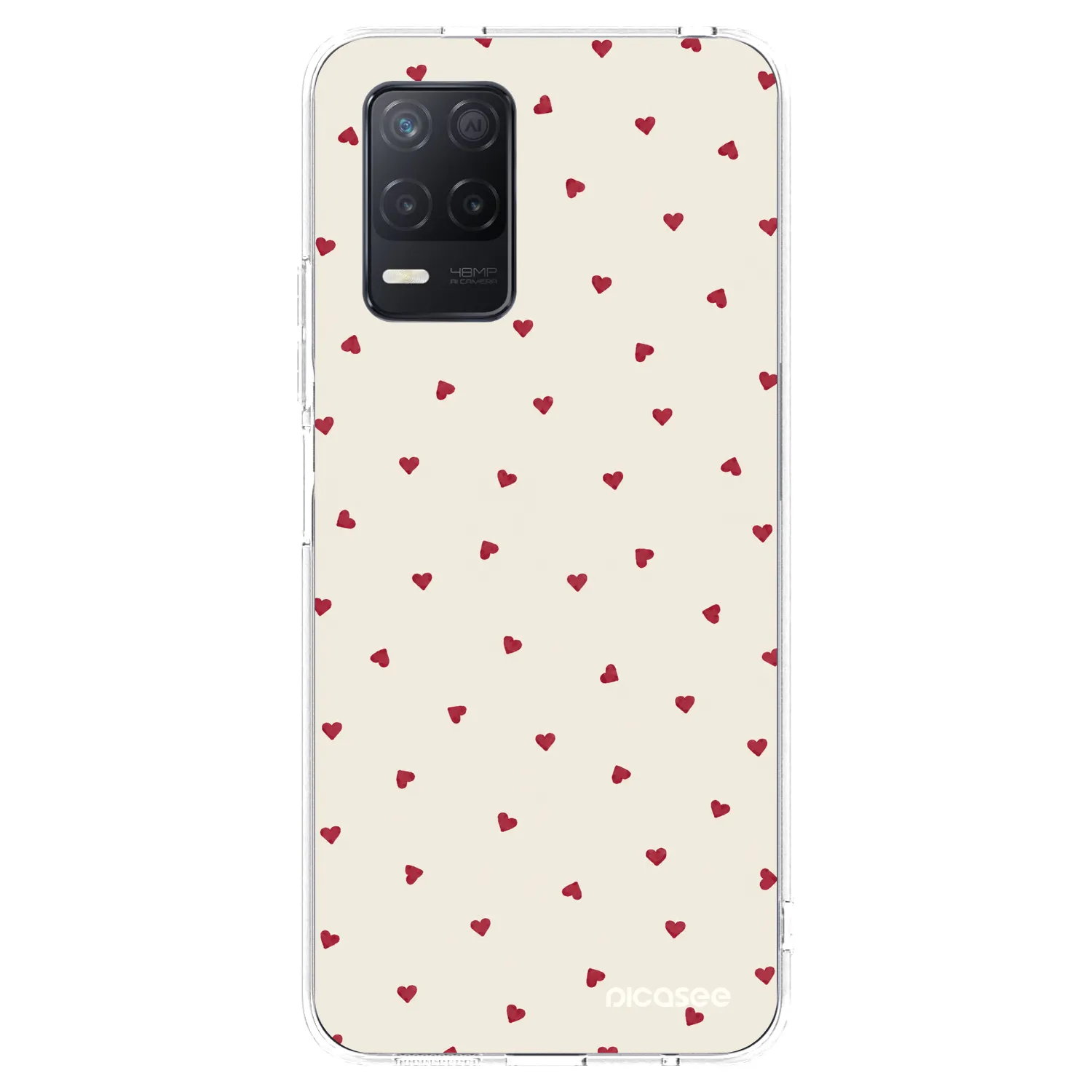 Picasee silikonový průhledný obal pro Realme 8 5G - Little Love