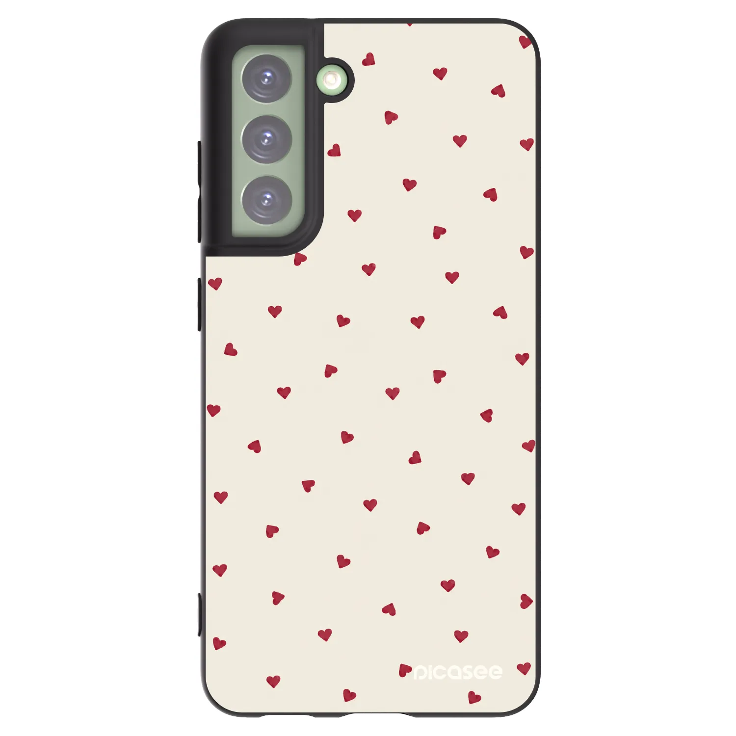 Picasee silikonový černý obal pro Samsung Galaxy S21 FE 5G - Little Love