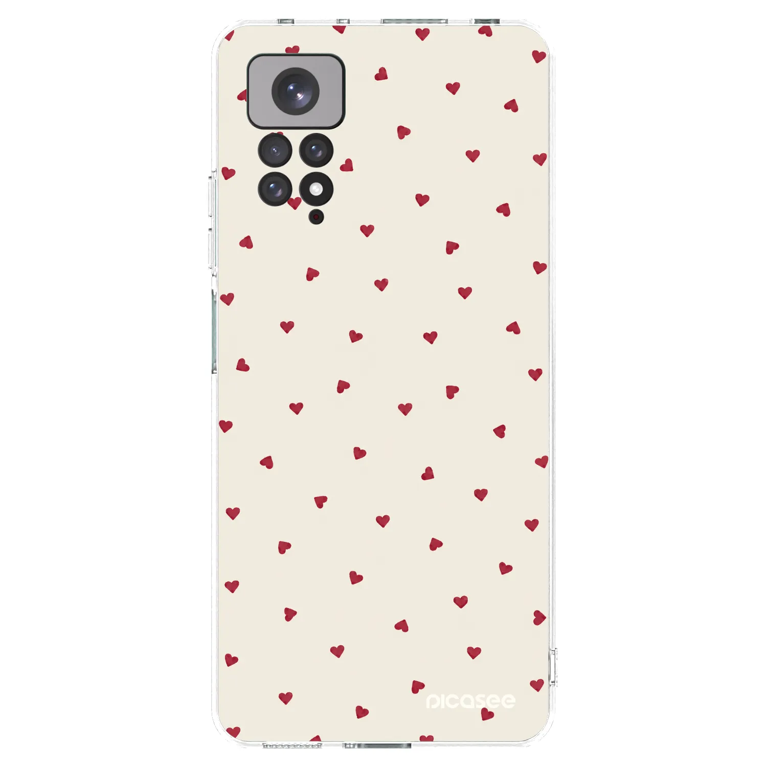 Picasee silikonový průhledný obal pro Xiaomi Redmi Note 11S 4G - Little Love