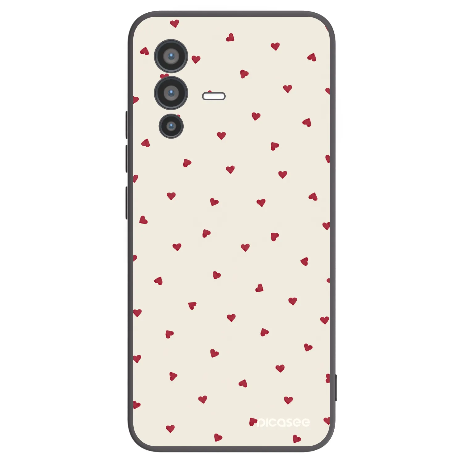 Picasee silikonový černý obal pro Vivo V23 5G - Little Love