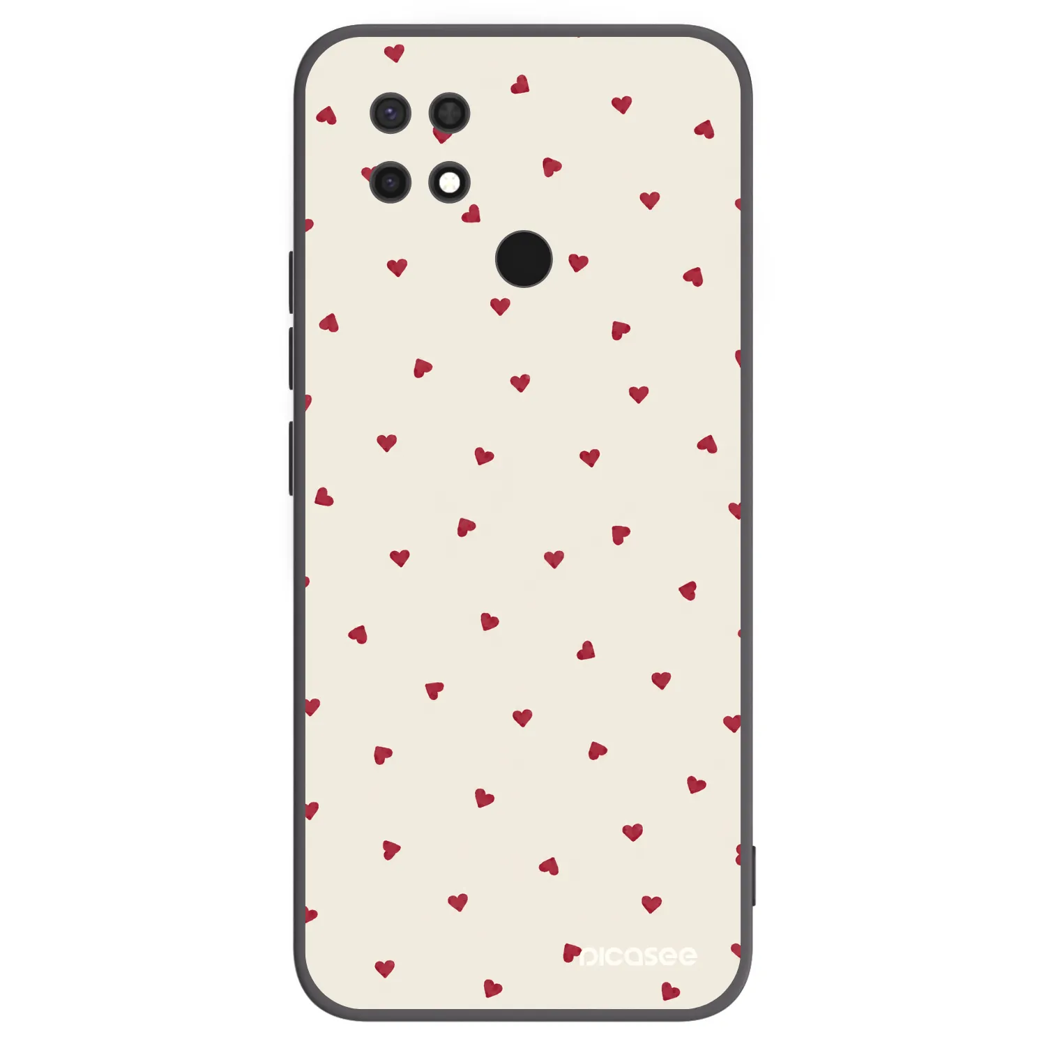 Picasee silikonový černý obal pro Xiaomi Redmi 10C - Little Love