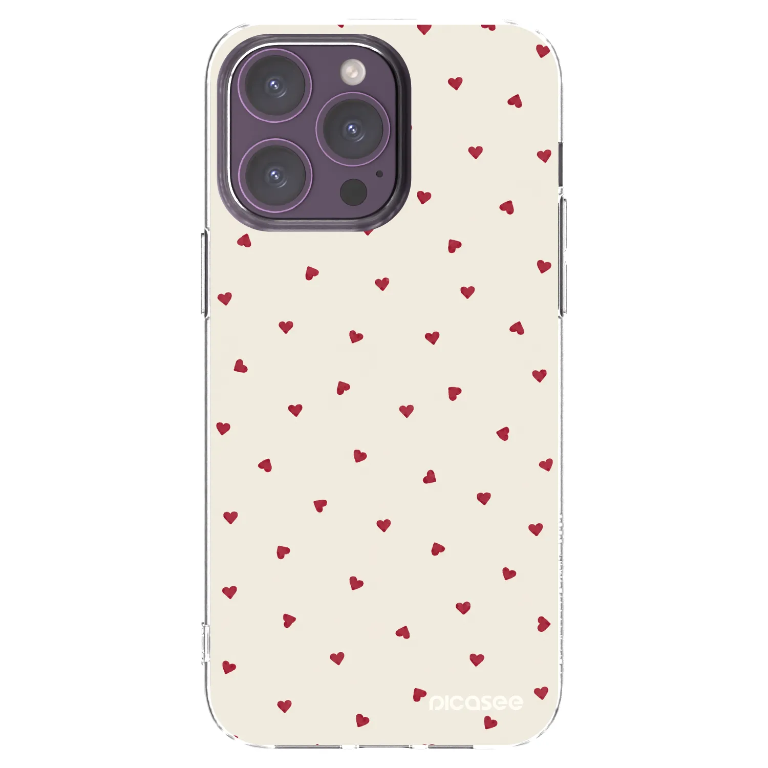 Picasee silikonový průhledný obal pro Apple iPhone 14 Pro Max - Little Love
