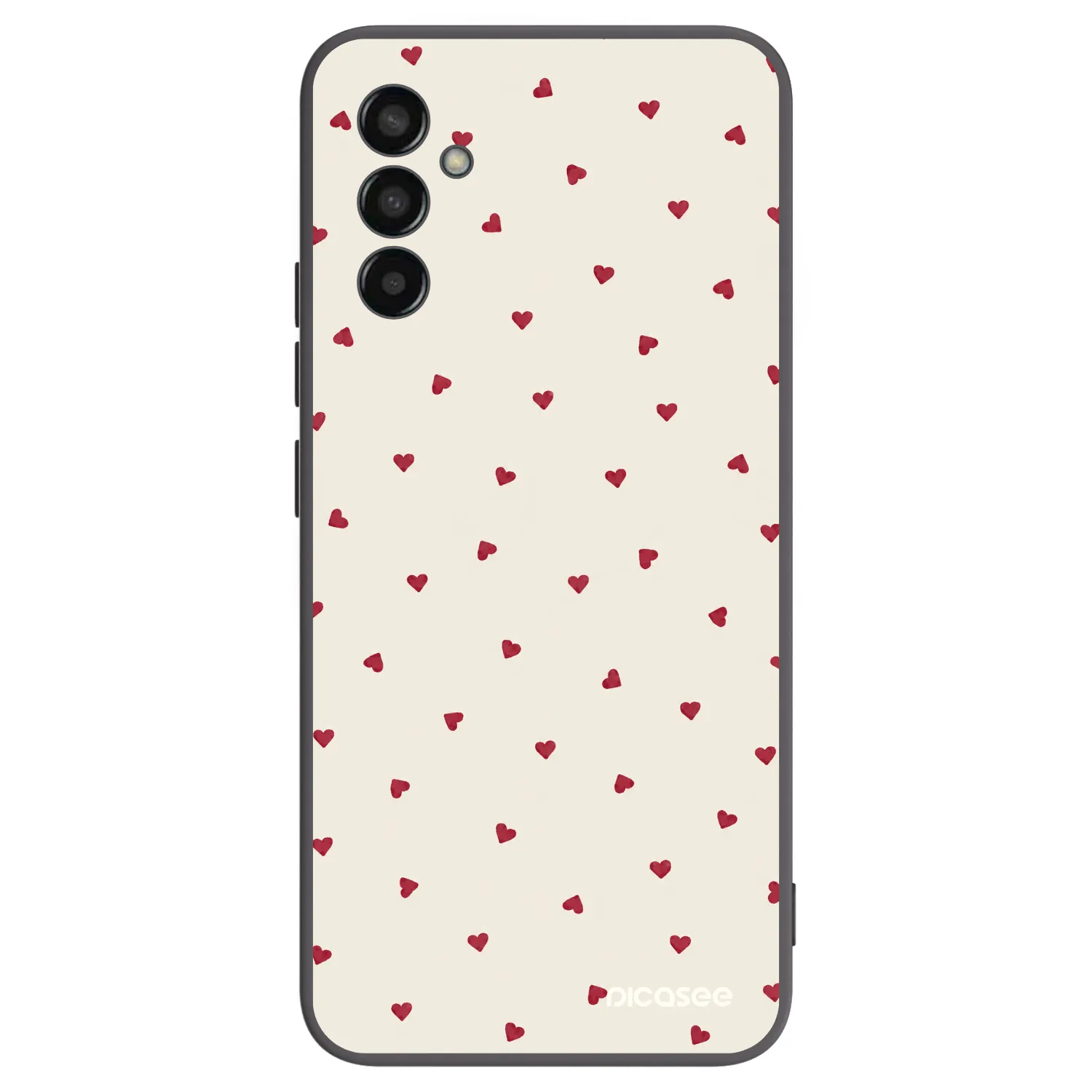 Picasee silikonový černý obal pro Samsung Galaxy M13 M135F - Little Love