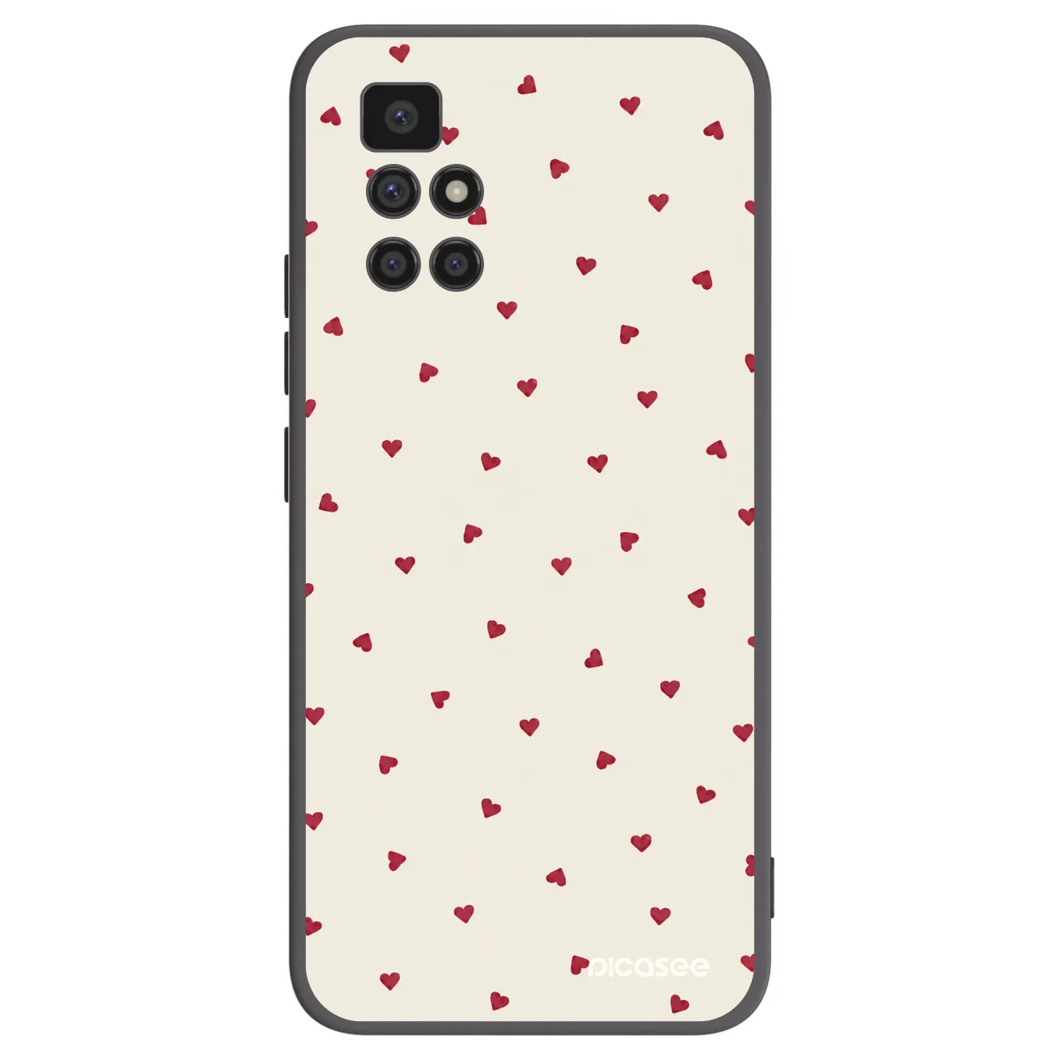 Picasee silikonový černý obal pro Xiaomi Redmi 10 (2022) - Little Love