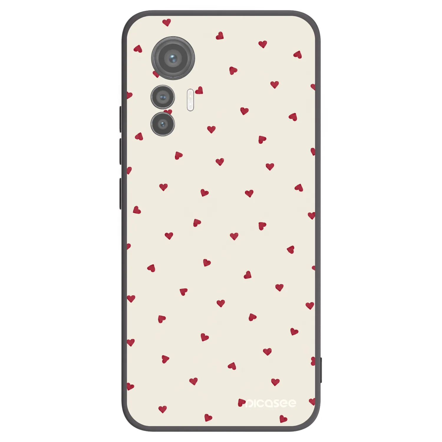 Picasee silikonový černý obal pro Xiaomi 12 Lite - Little Love