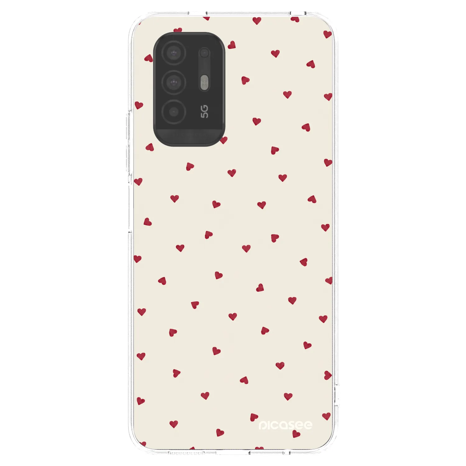 Picasee silikonový průhledný obal pro OPPO A94 5G - Little Love