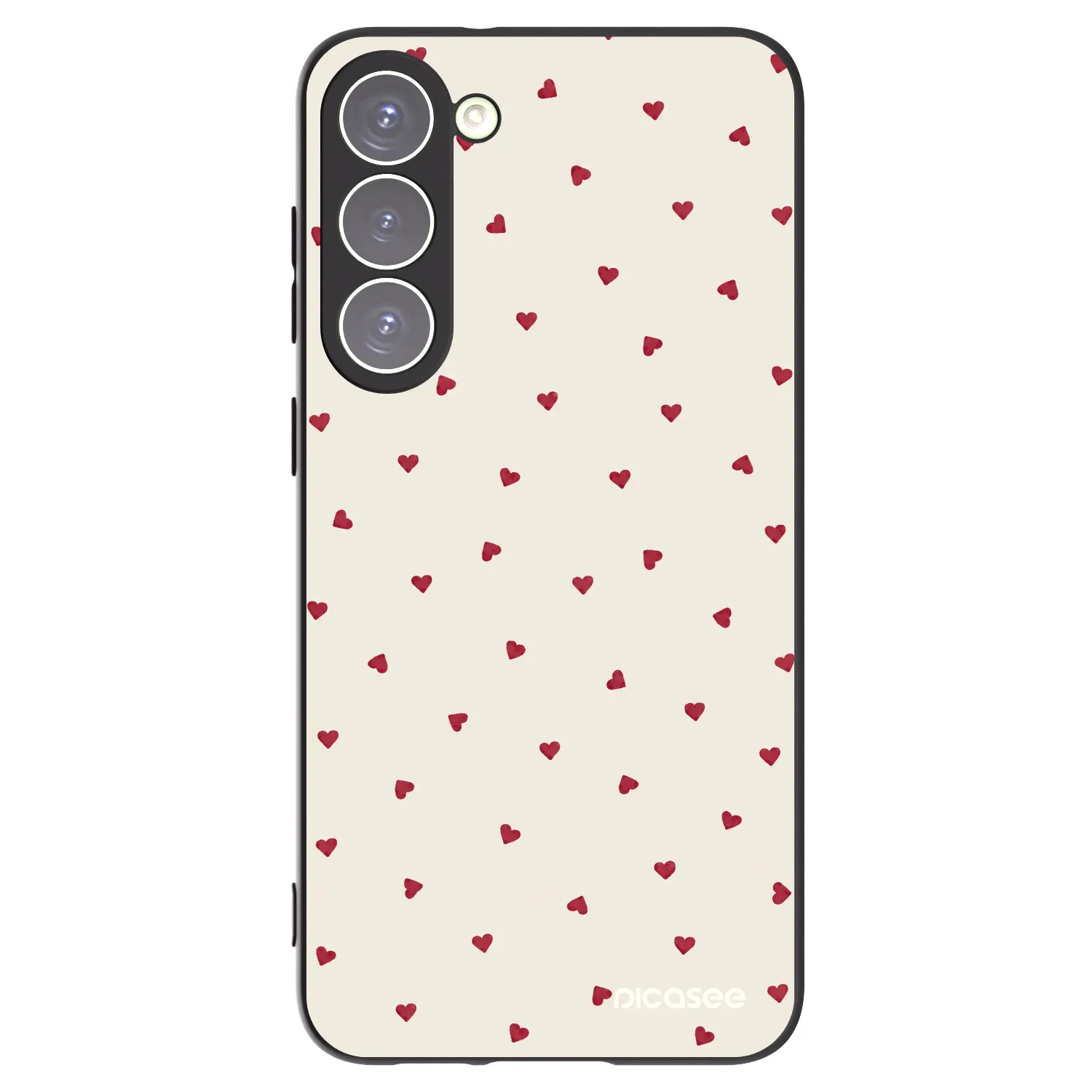 Picasee silikonový černý obal pro Samsung Galaxy S23+ 5G - Little Love