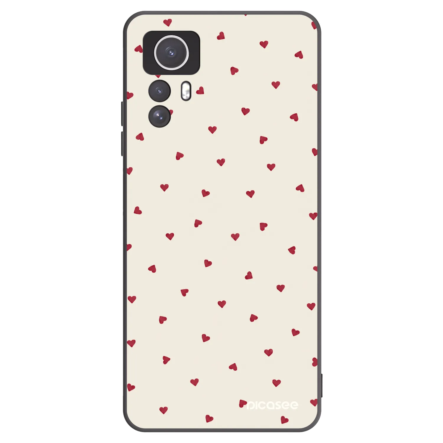 Picasee silikonový černý obal pro Xiaomi Redmi Note 12S - Little Love
