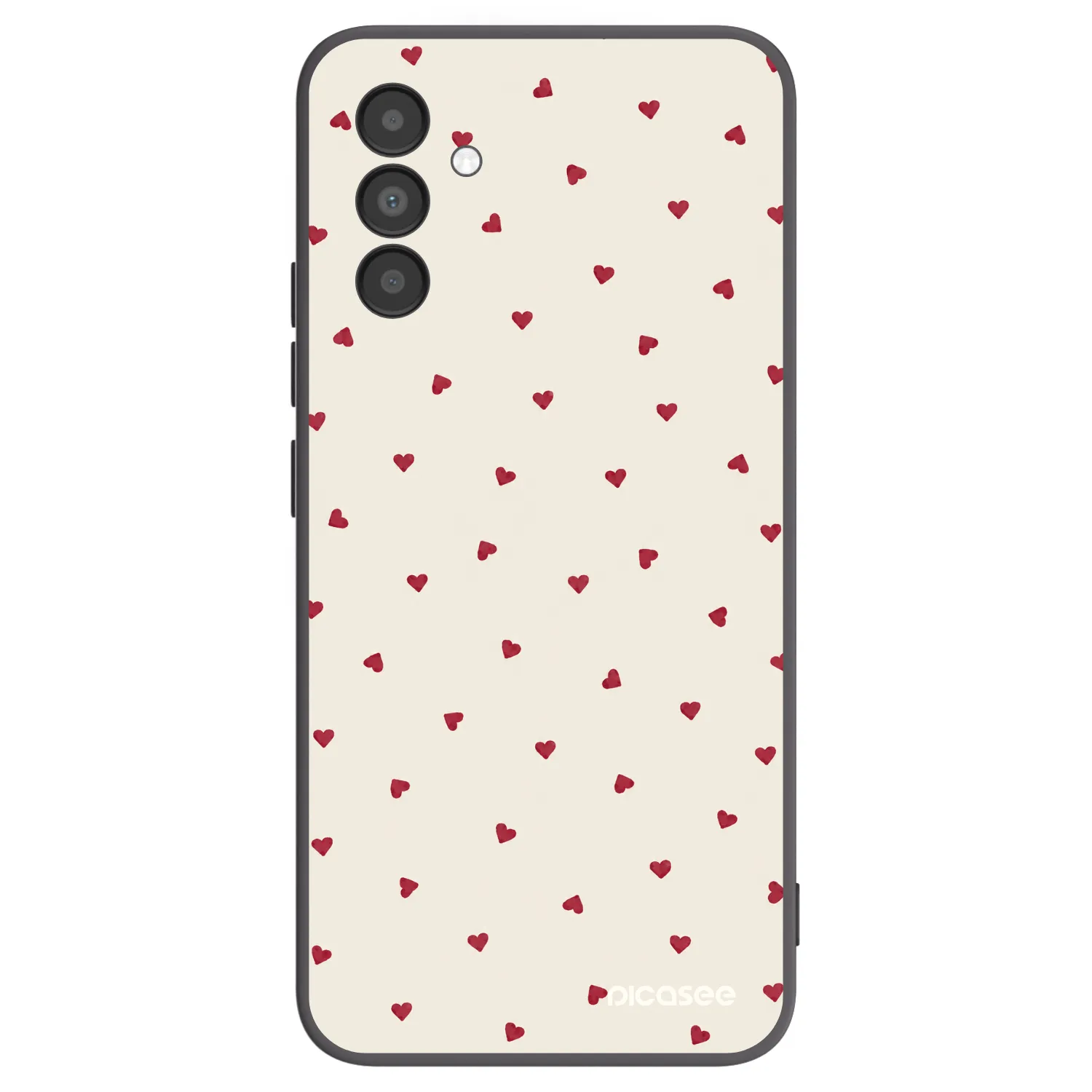 Picasee silikonový černý obal pro Samsung Galaxy A04s A047F - Little Love