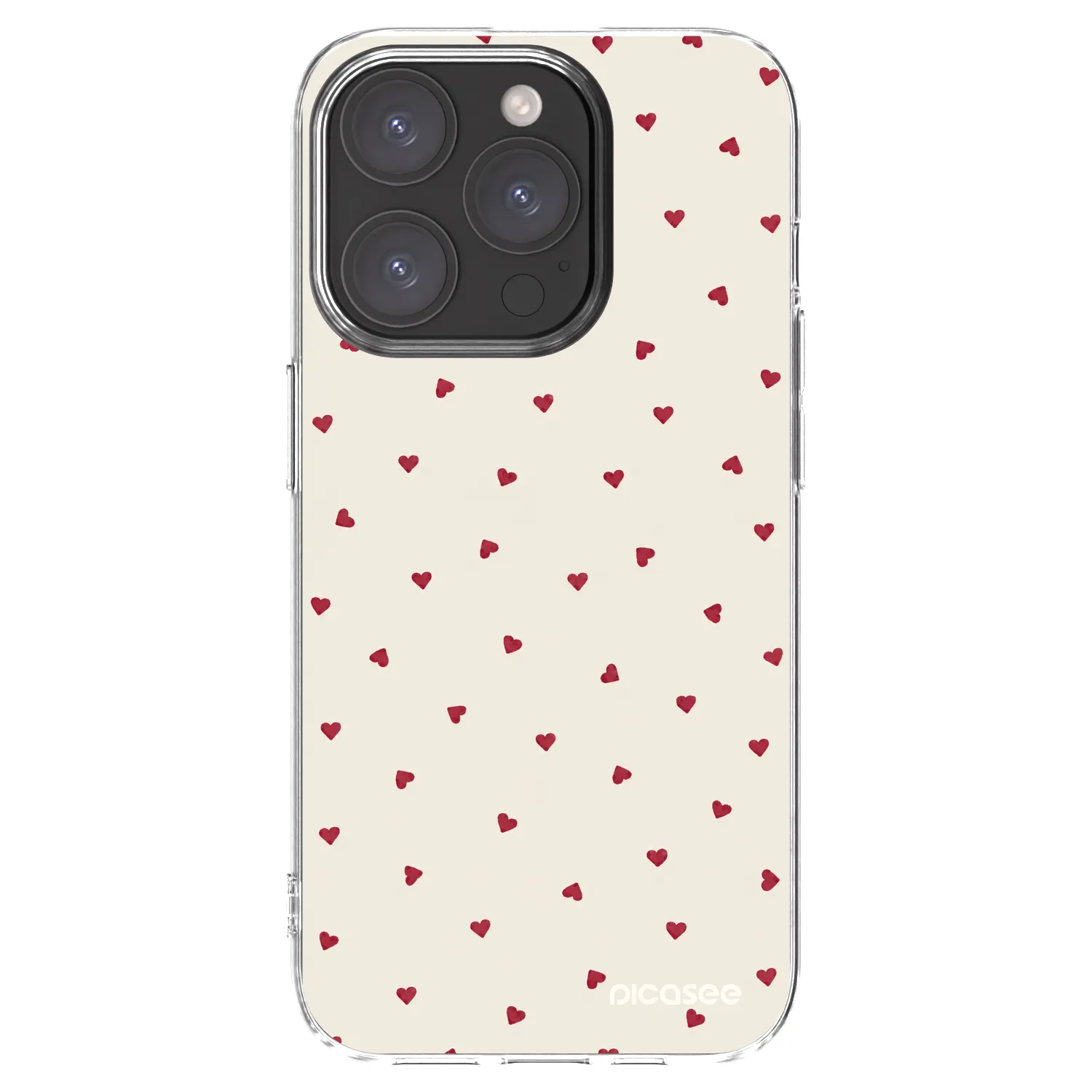 Picasee silikonový průhledný obal pro Apple iPhone 15 Pro - Little Love