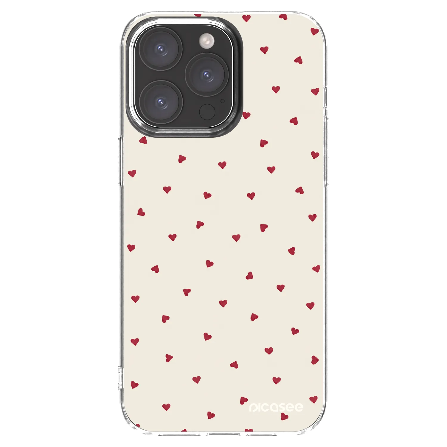 Picasee silikonový průhledný obal pro Apple iPhone 15 Pro Max - Little Love