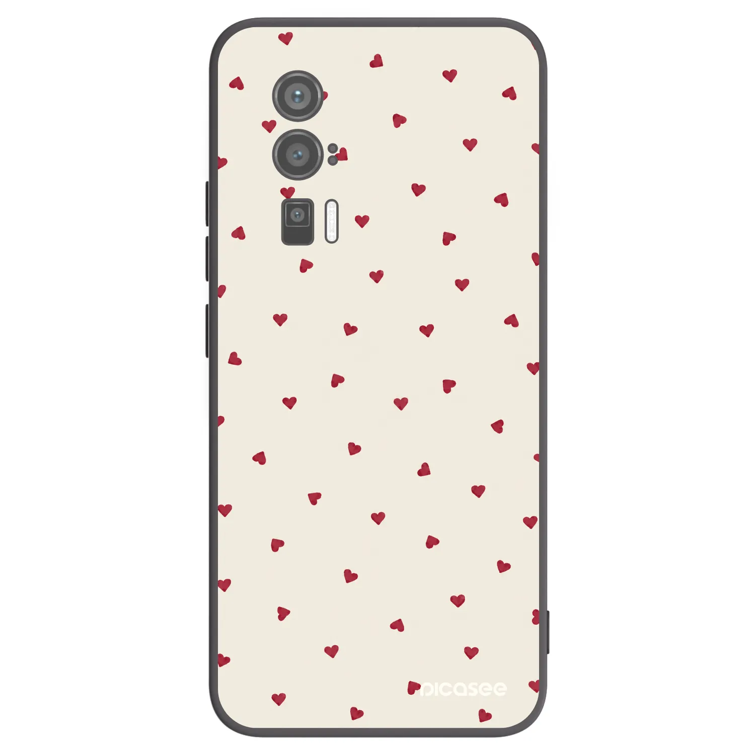 Picasee silikonový černý obal pro Xiaomi Poco F5 Pro 5G - Little Love