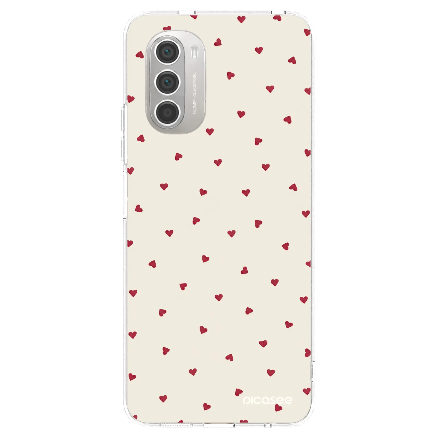 Picasee silikonový průhledný obal pro Motorola Moto G51 - Little Love