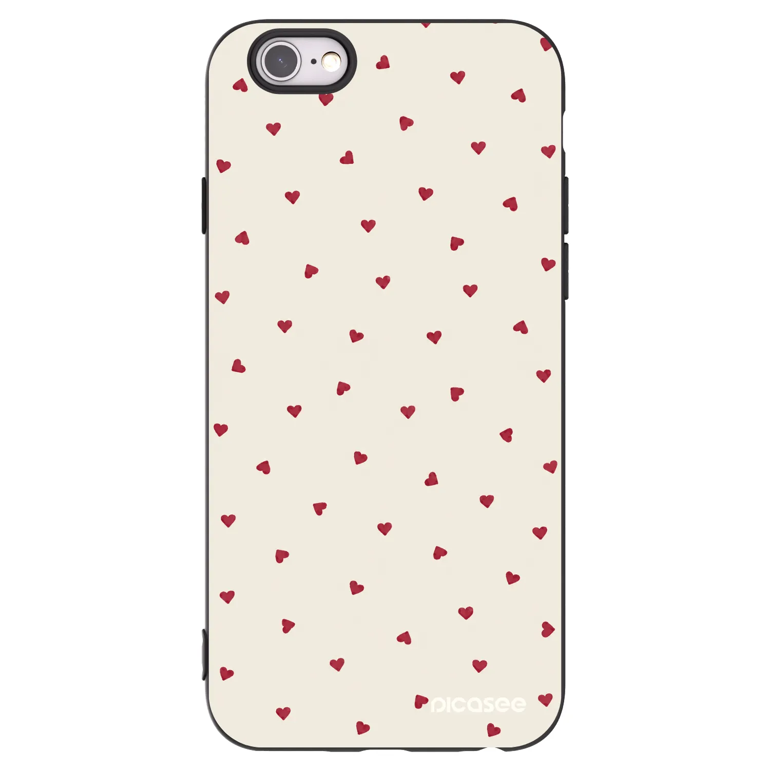 Picasee silikonový černý obal pro Apple iPhone 6/6S - Little Love