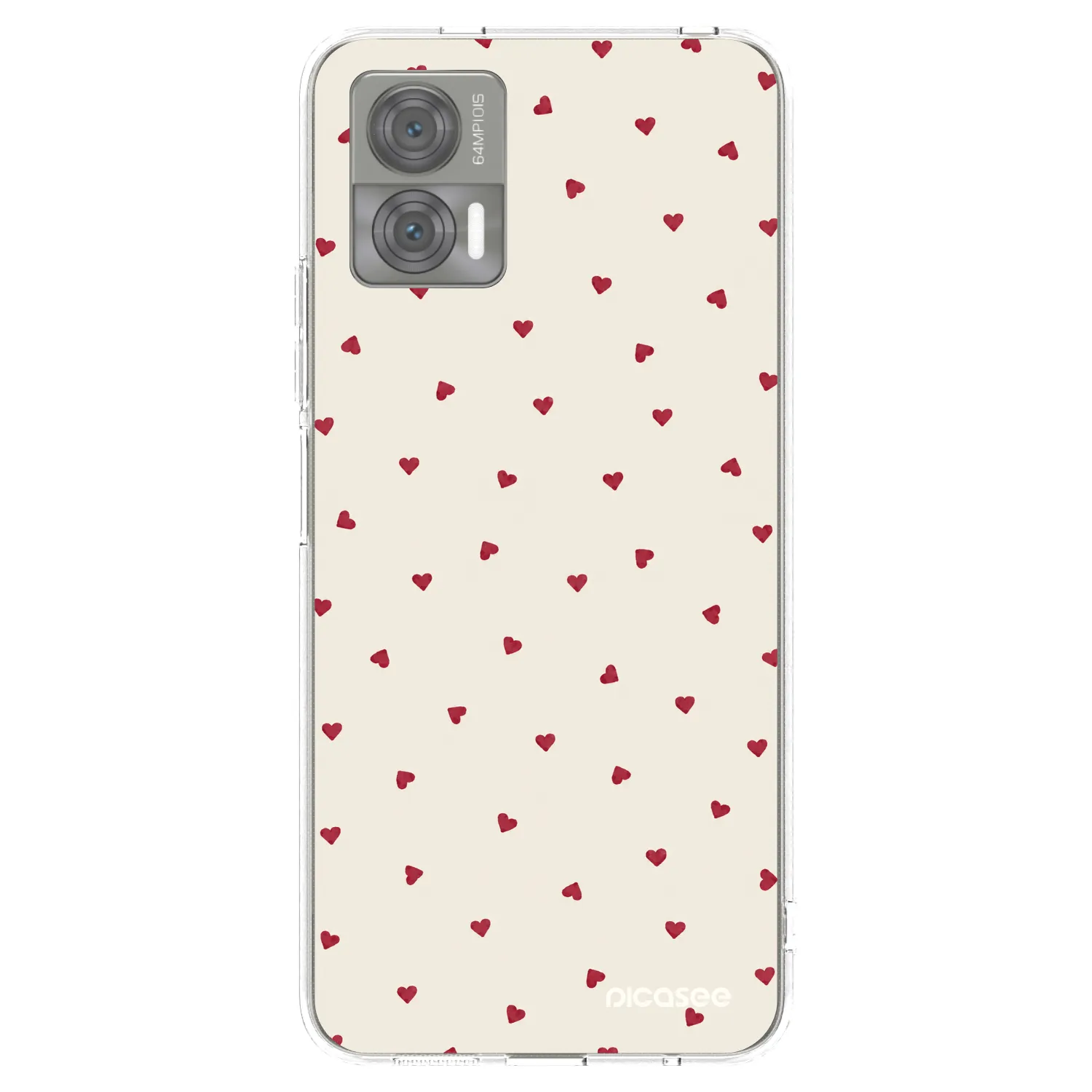 Picasee silikonový průhledný obal pro Motorola Edge 30 Neo - Little Love