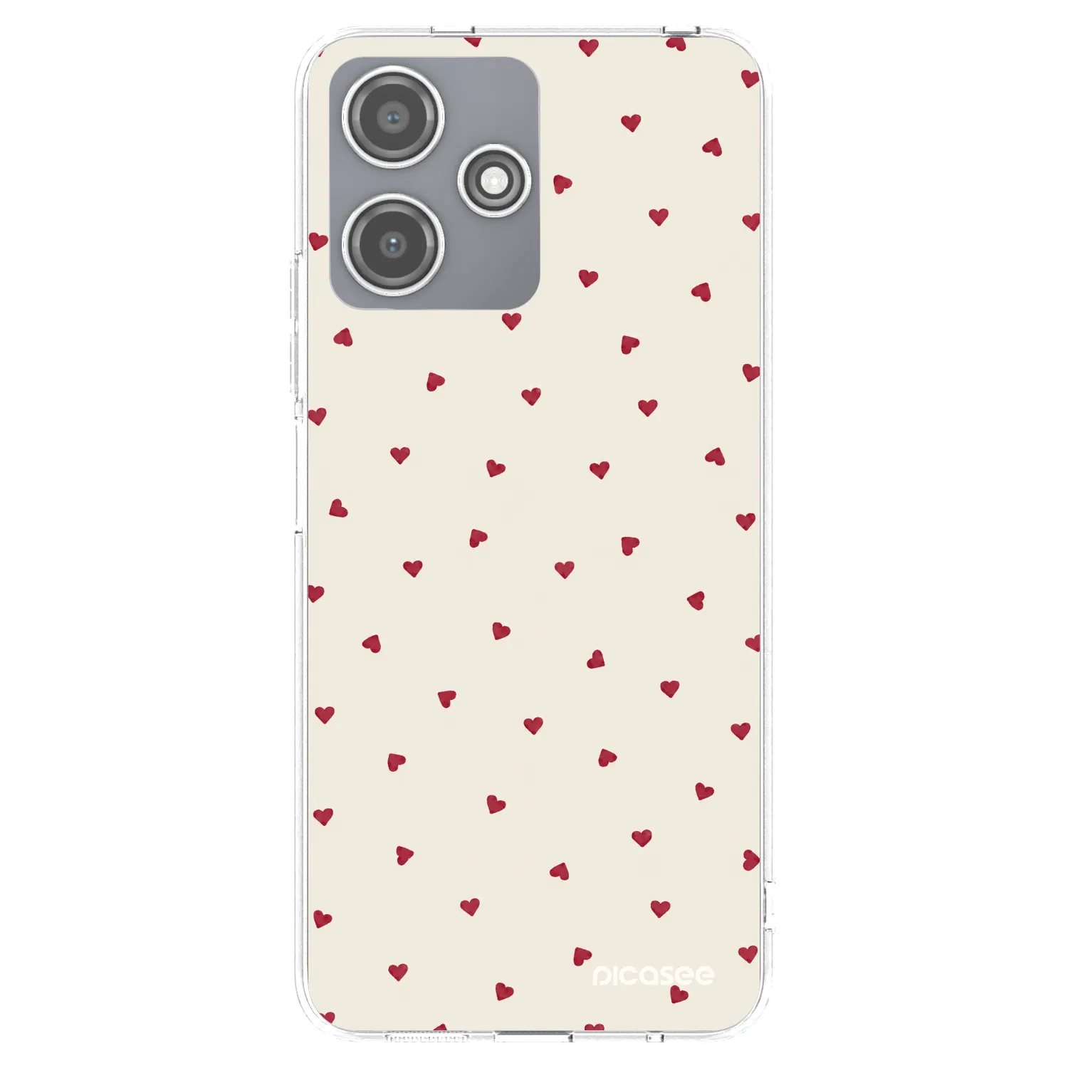 Picasee silikonový průhledný obal pro Xiaomi Redmi 12 5G - Little Love