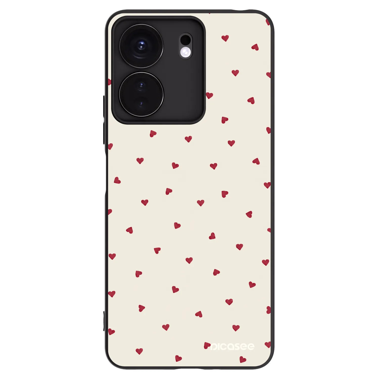 Picasee silikonový černý obal pro Xiaomi Redmi 13C 4G - Little Love