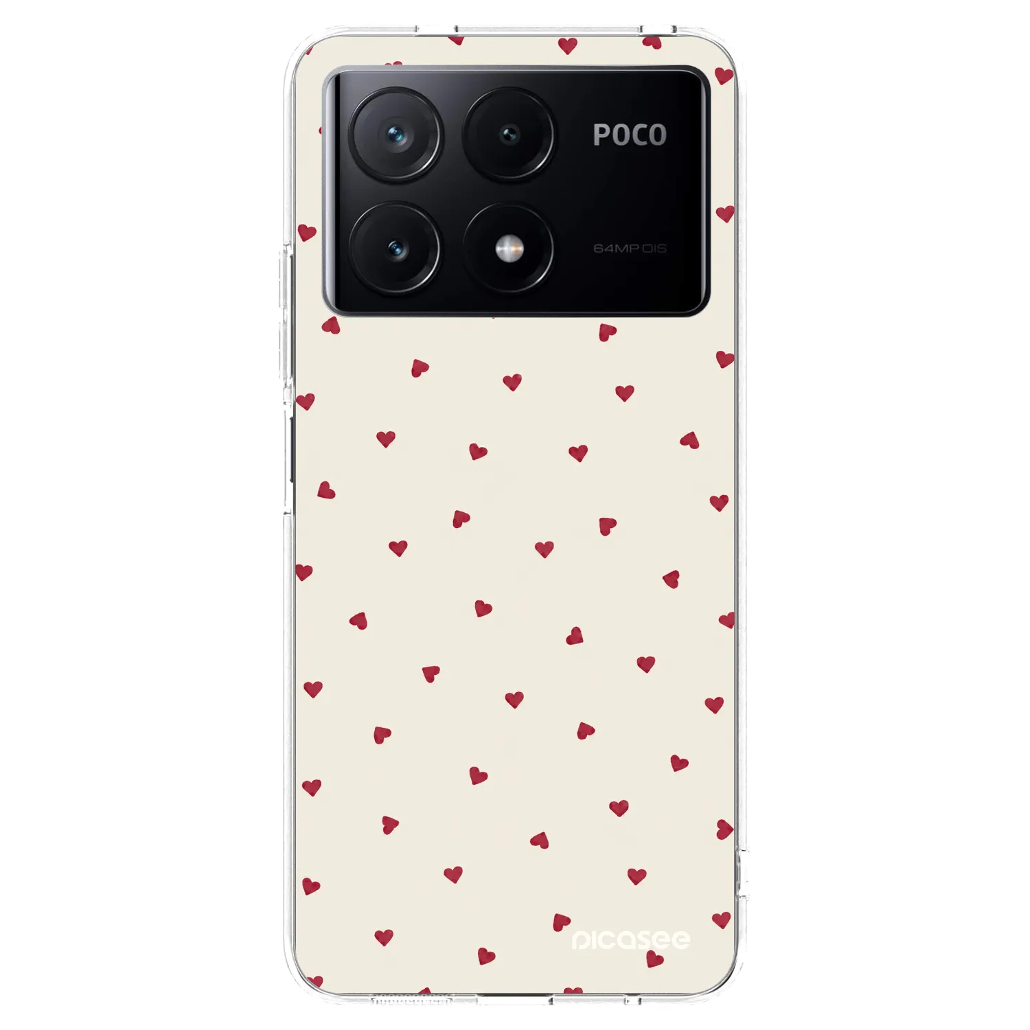 Picasee silikonový průhledný obal pro Xiaomi Poco X6 Pro - Little Love